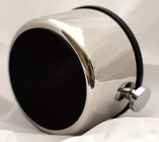 Motta round knock box 20 cm 18/10 stainless steel