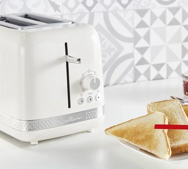 Moulinex Soleil Elfenben Retro Brödrost 2 skivor