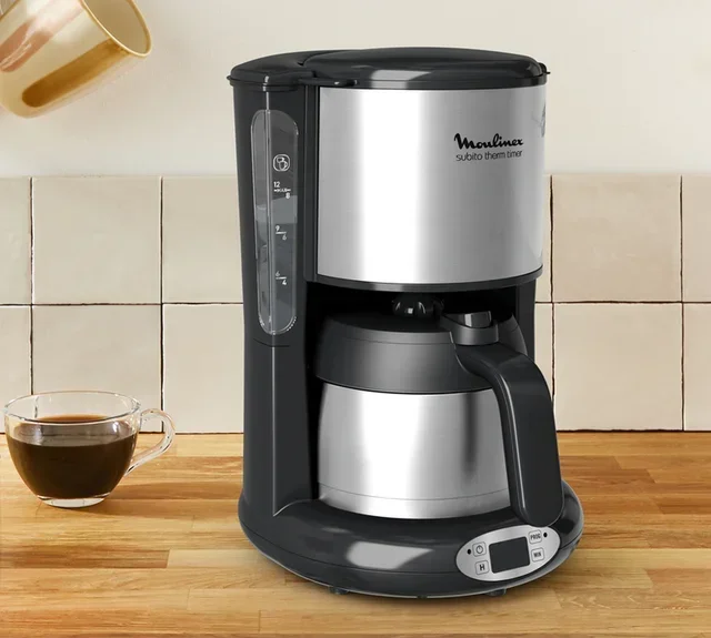 Програмируема кафеварка Moulinex Subito FT362811 с термоизолация + подарък