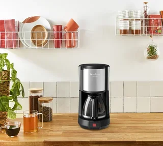 Moulinex Subito Select FG370811 Stainless Steel Electric Coffee Maker + Free Gifts