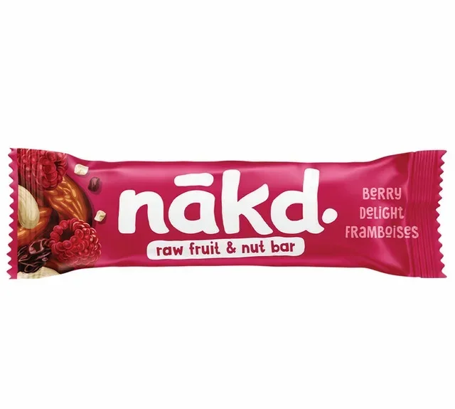 NAKD Кутия Сурова Лакомство с Боровинки Бар – 18 x 35 g