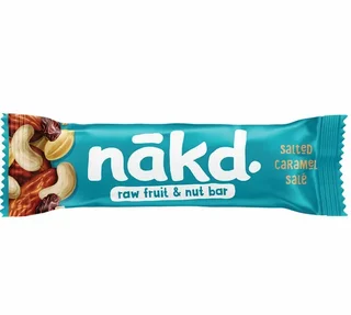 Pack Caramelo Salgado Cru - 18 Barras x 35 g - NAKD