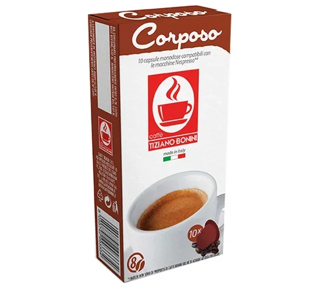 Bonini Corposo kapsule, kompatibilne sa Nespresso®, 10 kom