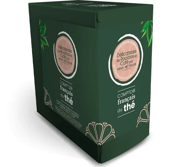 Nina Métayer Rooibos Kávé Finomság - 20 Tasak - FRANCIA TEA PULT