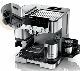 Máquina de espresso NINJA ES601EU com moedor integrado + Cold Brew