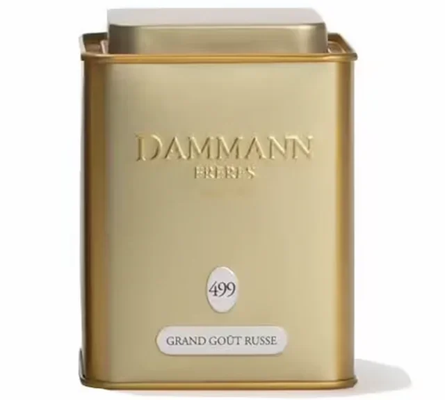 Scatola n. 499, tè nero Grand Goût Russe – sfuso, 100 g – DAMMANN FRÈRES
