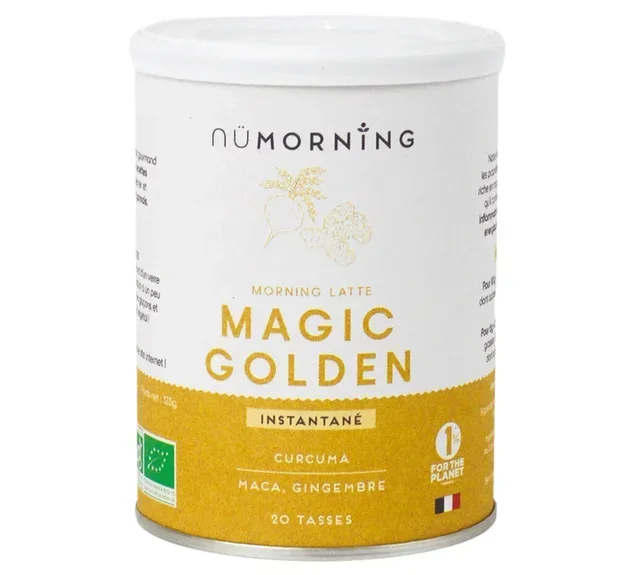 Boîte Magic Golden Morning Latte Bio - Vrac 125 g - NÜMORNING