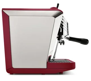Espresso Machine NUOVA SIMONELLI Oscar II Red with OPV and Cool Touch Steam Wand for Direct Water Line