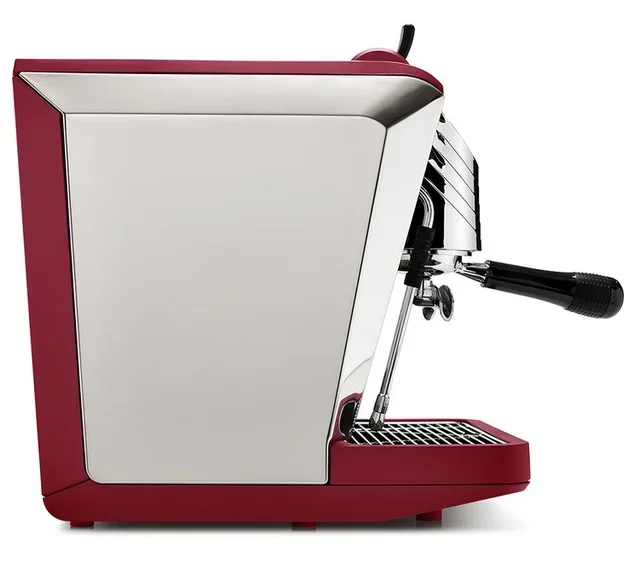 Espresso Machine NUOVA SIMONELLI Oscar II Red with OPV and Cool Touch Steam Wand for Direct Water Line