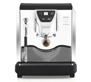 Espresso NUOVA SIMONELLI Oscar Mood nera con collegamento rete idrica