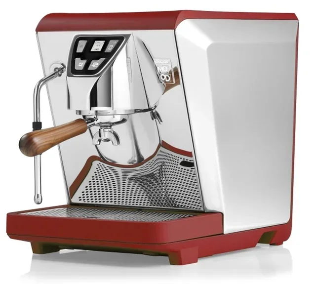 Macchina caffè Nuova Simonelli Oscar Mood rossa a rete idrica