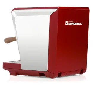 Espresso Nuova Simonelli Oscar Mood roja con conexión a red de agua