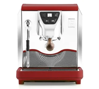 Espresso Nuova Simonelli Oscar Mood roja con conexión a red de agua