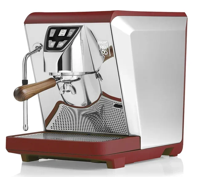 Macchina espresso Nuova Simonelli Oscar Mood rossa con serbatoio