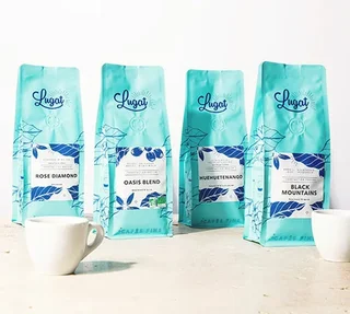 2 kg Bio Kávébab Oasis Blend Profiknak - Díjnyertes Legjobb Bio Termék - Cafés Lugat