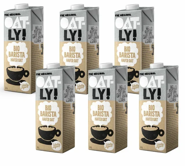 Latte d'Avena Bio da Barista Oatly - Confezione 6x1L