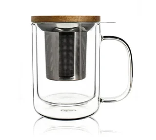 Teiera Infusore OGO Living 35cl Vetro Doppia Parete