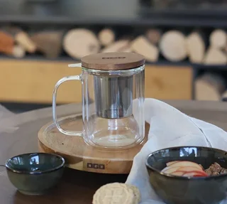 Teiera Infusore OGO Living 35cl Vetro Doppia Parete