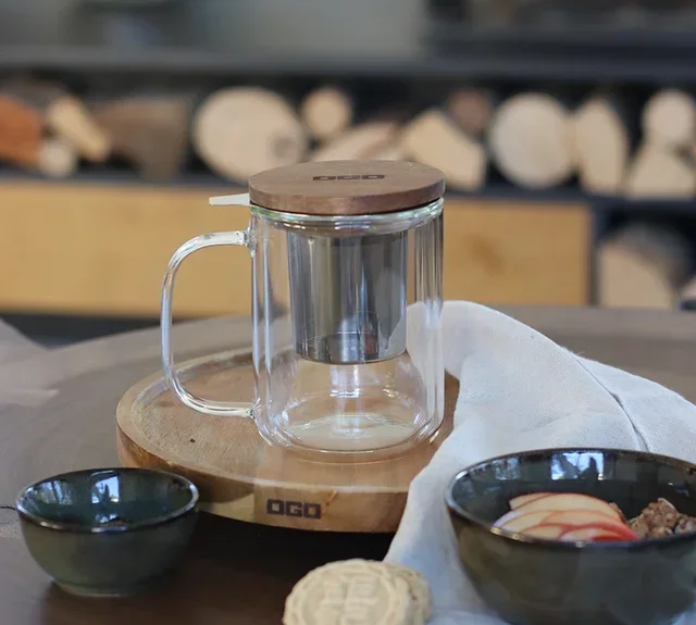 Teiera Infusore OGO Living 35cl Vetro Doppia Parete