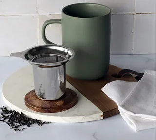 Tisiera OGO Living Juliet Verde Mandorla 47,5 cl - Ceramica &amp; Acacia