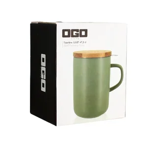 Tisiera OGO Living Juliet Verde Mandorla 47,5 cl - Ceramica &amp; Acacia