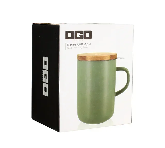 Tisiera OGO Living Juliet Verde Mandorla 47,5 cl - Ceramica &amp; Acacia