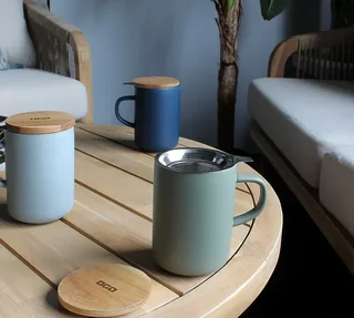 Tisiera OGO Living Juliet Verde Mandorla 47,5 cl - Ceramica &amp; Acacia