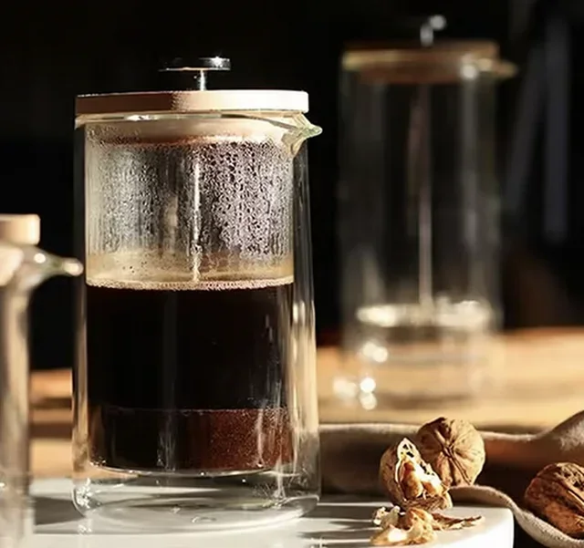 OGO LIVING Octave French Press Doppelwandig - 4 Tassen / 50 cl