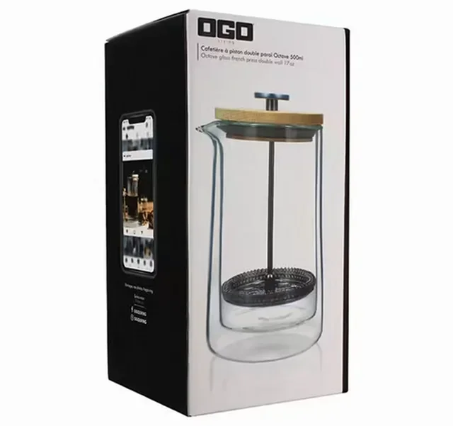 Praska do Kawy Octave Podwójna Ściana - 4 Filiżanki / 50 cl - OGO LIVING