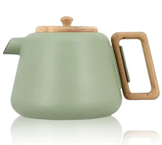 OGO LIVING Viggo Öntöttvas Teáskanna 1 Liter Mandulazöld
