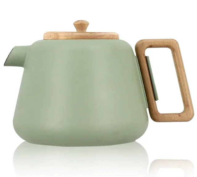 Théière OGO LIVING Viggo 1L Vert amande en fonte