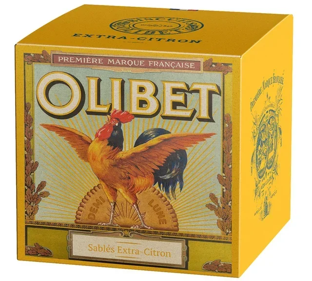 Limunasti kratki kolači – кутија са 24 комада у облику полумесеца (140 г) – OLIBET.