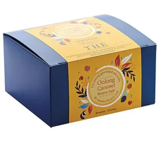 Oolong Tea, Caramel with Salted Butter Flavor - 20 tea bags - FRENCH TEA COMPANY