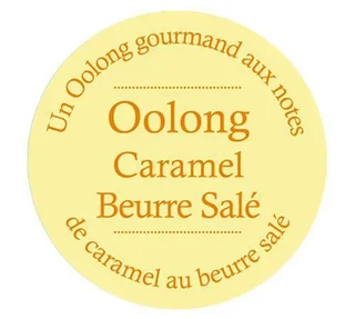 Oolong Tea, Caramel with Salted Butter Flavor - 20 tea bags - FRENCH TEA COMPANY