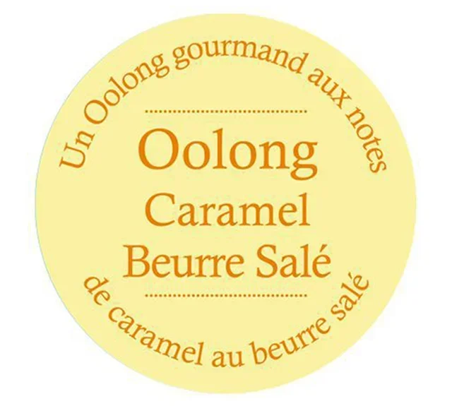 Oolong Tea, Caramel with Salted Butter Flavor - 20 tea bags - FRENCH TEA COMPANY