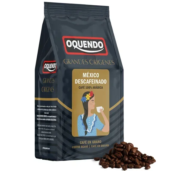 OQUENDO Messico Decaffeinato - Caffè in grani 250g