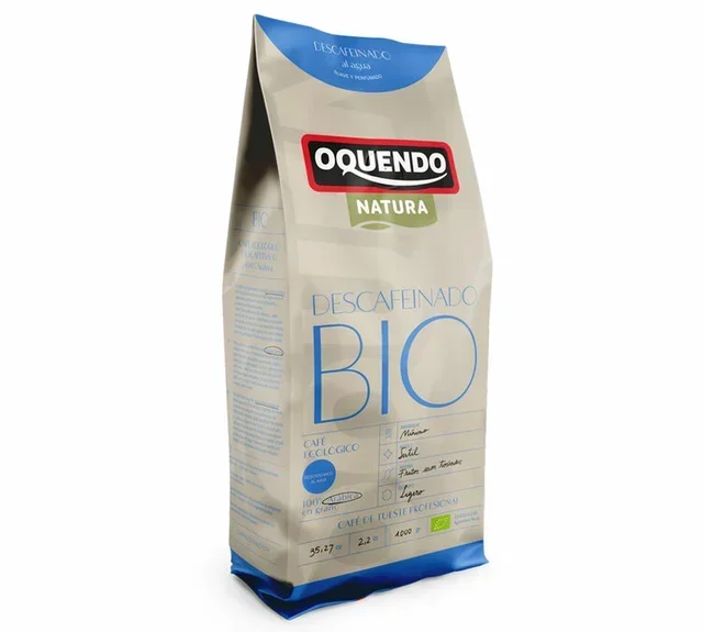 Grani OQUENDO Decaffeinato Biologico - 1kg 100% Arabica