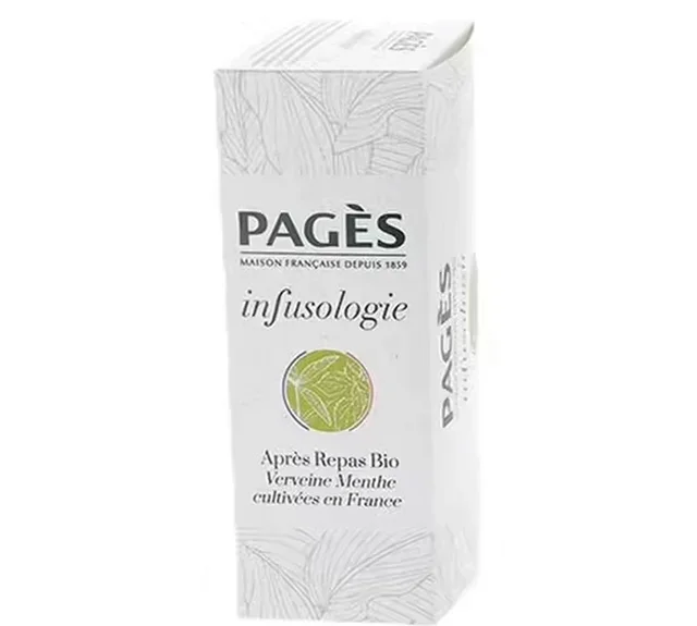 PAGÈS Luomuateriajälkeinen Yrttitee - 24 pussia