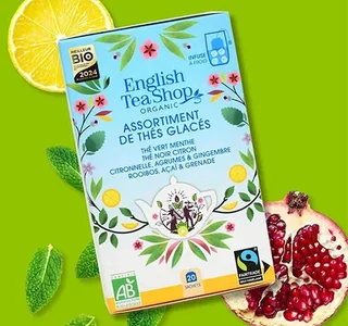 Sortido de Chás Gelados Biológicos &amp; Justos - 20 saquetas - ENGLISH TEA SHOP