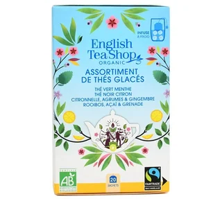Sortido de Chás Gelados Biológicos &amp; Justos - 20 saquetas - ENGLISH TEA SHOP