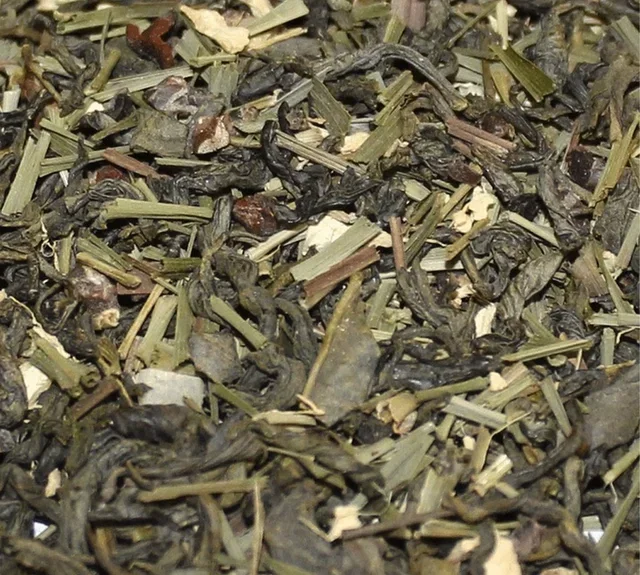 Organic &amp; Fair Trade White Tea with Coconut and Passion Fruit - Loose 100 g - ENGLISH TEA SHOP