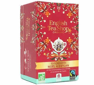 Tè Nero Natale a Ceylon Bio &amp; Equo - 20 bustine - FAIRTRADE - ENGLISH TEA SHOP