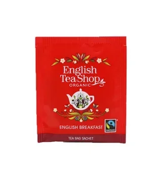 Sąžiningos prekybos &amp; Ekologiška English Breakfast 100 pakelių - Fairtrade - ENGLISH TEA SHOP