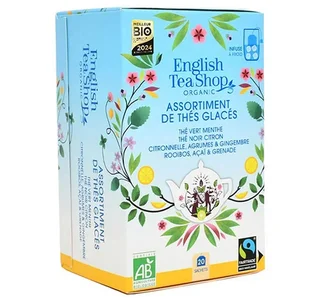 Collezione Biologica ed Equosolidale Tè e Tè Freddo Duo - 2 x 20 bustine - FAIRTRADE - ENGLISH TEA SHOP