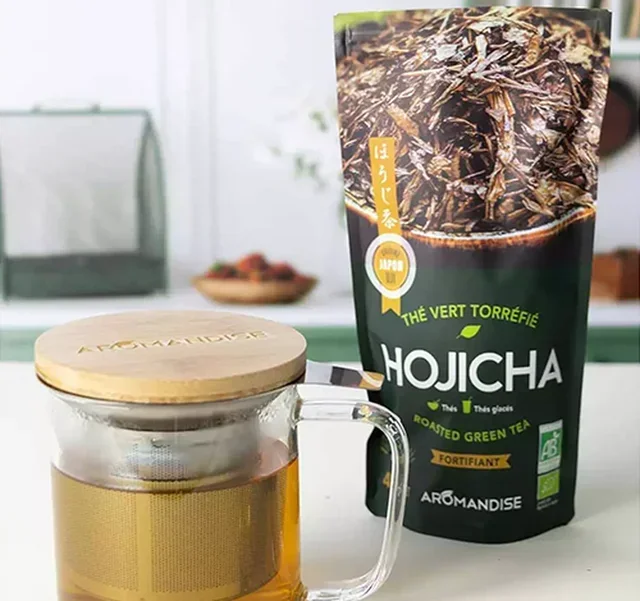 Organic Bancha Hojicha Green Tea AROMANDISE - Loose Leaf 40g