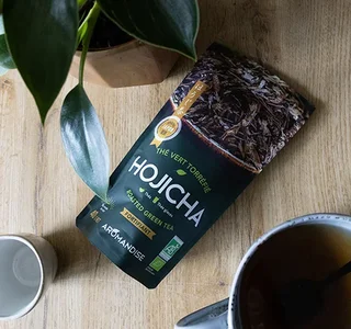 Organic Bancha Hojicha Green Tea AROMANDISE - Loose Leaf 40g