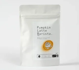 Био pumpkin latte с вкус на тиква – 100 г пакетче – LA FABRIQUE À LATTE