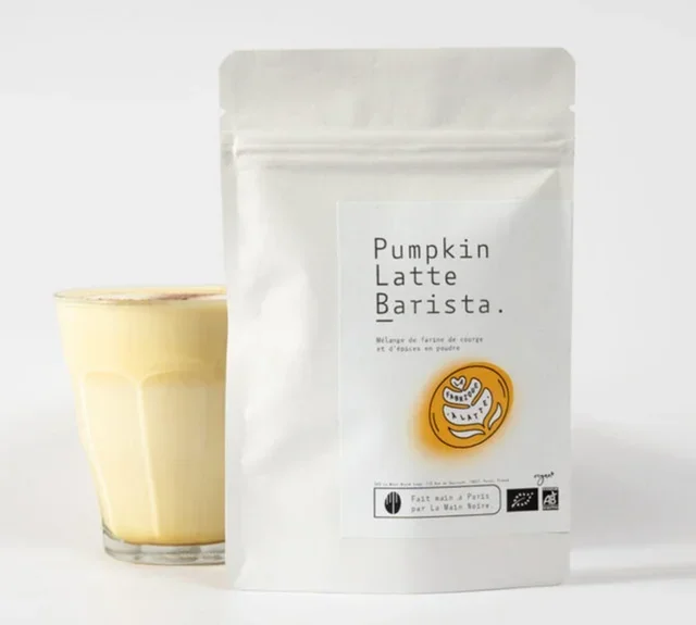 Био pumpkin latte с вкус на тиква – 100 г пакетче – LA FABRIQUE À LATTE