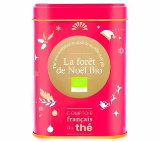 Biologische Zwarte Thee Kerstbos - Losse Thee 80 g - COMPTOIR FRANÇAIS DU THÉ