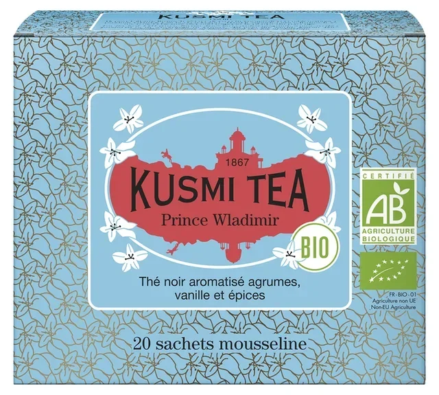Tè Nero Principe Vladimir Bio - 20 bustine - KUSMI TEA